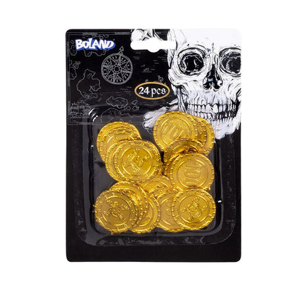 Piraten Munten 24st van Boland koop je bij Partywinkel