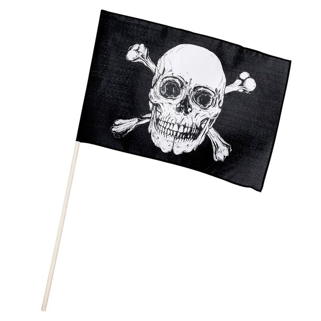 Piraten Vlag 45cm van Boland koop je bij Partywinkel
