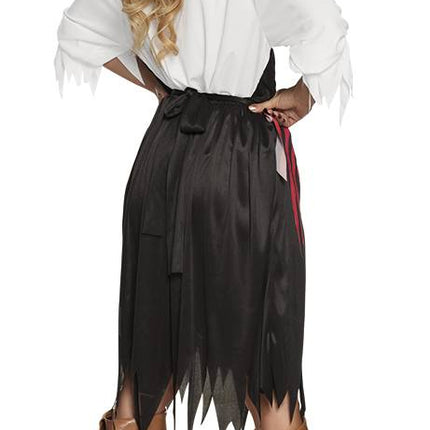 Piratenpak Dames Rood M - Partywinkel - 8712026838445