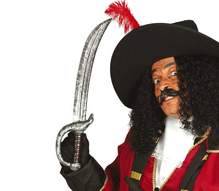 Piratenzwaard Zilver 52cm van Fiestas Guirca koop je bij Partywinkel