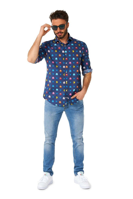 Pixel PAC - MAN Overhemd Heren OppoSuits van OppoSuits koop je bij Partywinkel