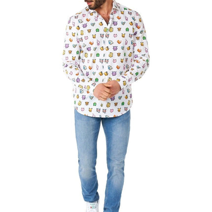 Pixel Pokémon Overhemd Heren OppoSuits van OppoSuits koop je bij Partywinkel