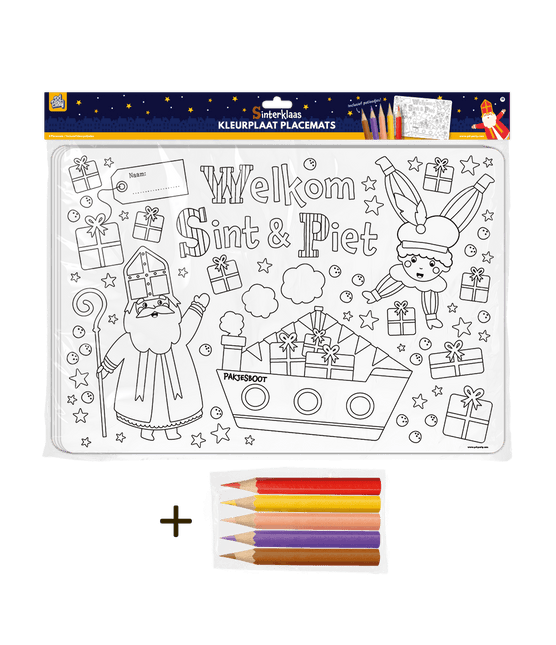 Placemat - Sinterklaas van Paper Dreams koop je bij Partywinkel