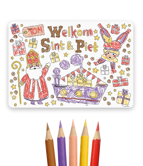 Set de table - Sinterklaas