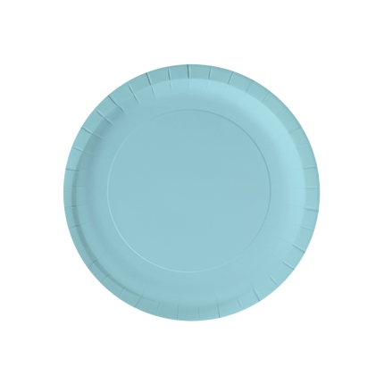 Assiettes - Bleu pastel