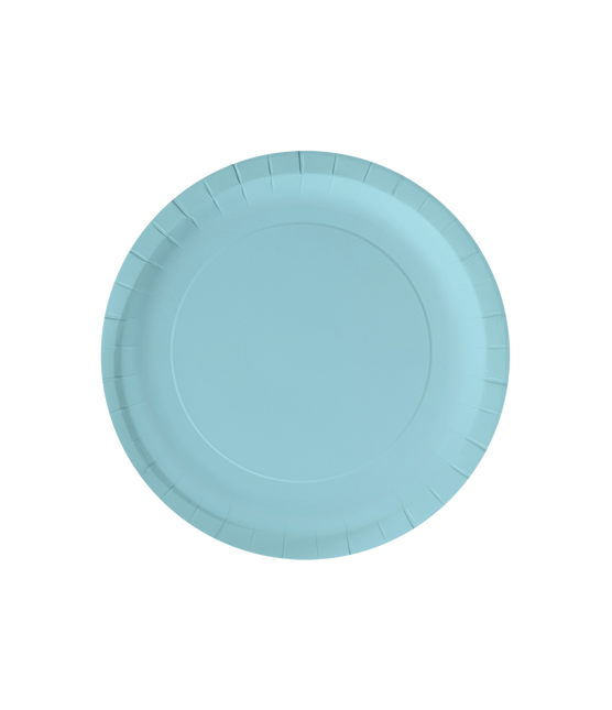 Assiettes - Bleu pastel