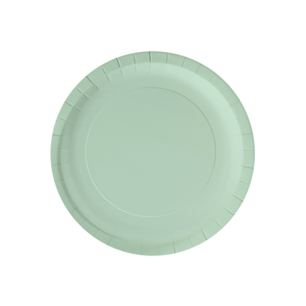 Assiettes - Vert pastel