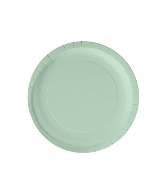 Assiettes - Vert pastel