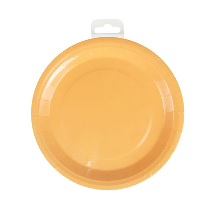 Assiettes Orange Pastel 23cm 8pcs