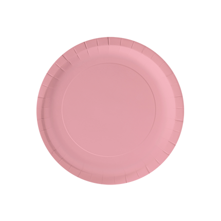 Assiettes - Rose pastel