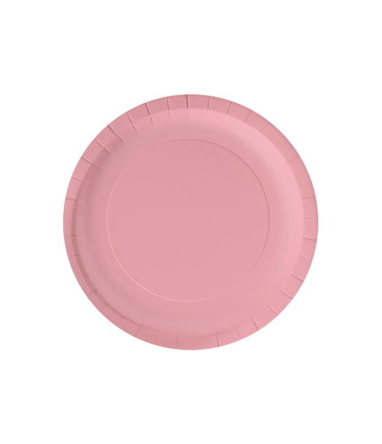 Assiettes - Rose pastel