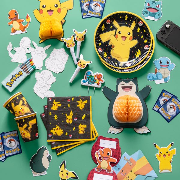 Pokemon Decoratie Set Gekleurd 17,cm 7 delig van Riethmueller koop je bij Partywinkel