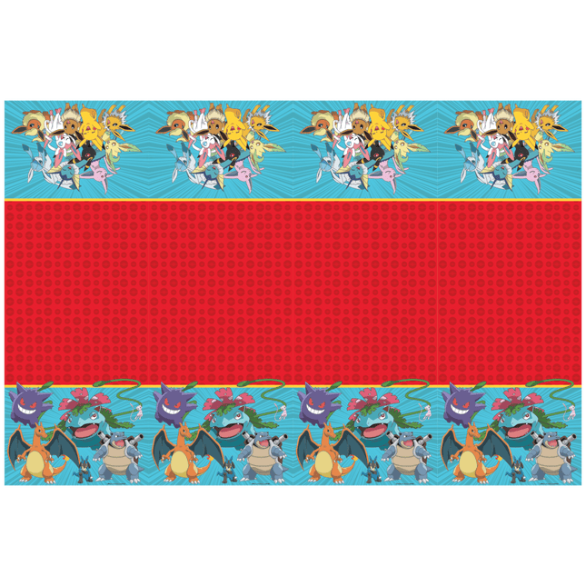 Pokemon Tafelkleed Plastic 1,8m van Procos koop je bij Partywinkel