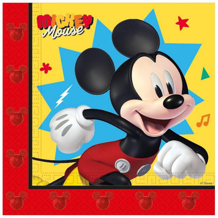 Mickey Jump Into Fun Fsc 2 Layer Paper Napkins 33X33Cm 20pcs
