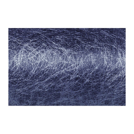 Chemin de table bleu foncé pailleté 5M 36cm