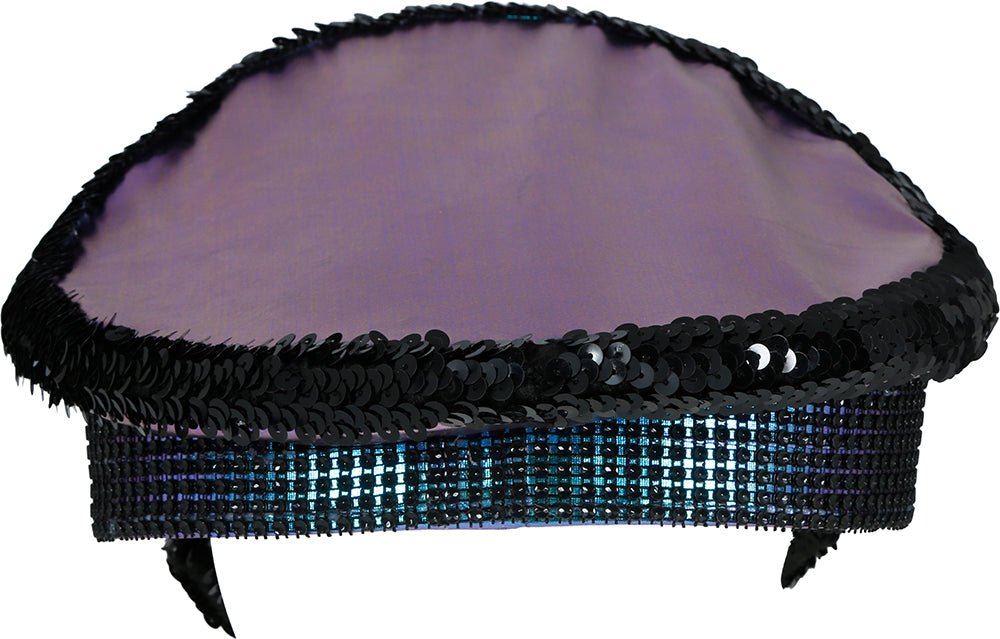 Police purple hat with feathers, adult van Fiestas Guirca koop je bij Partywinkel