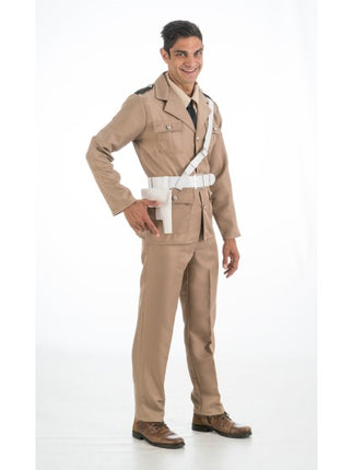 Costume de policier de Saint-Tropez pour homme, 4 pièces