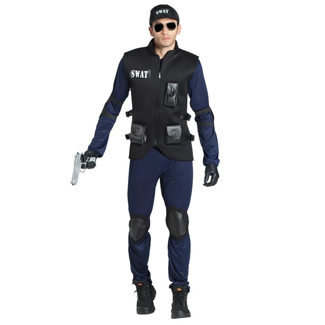 Politie Kostuum Heren Swat van Boland koop je bij Partywinkel