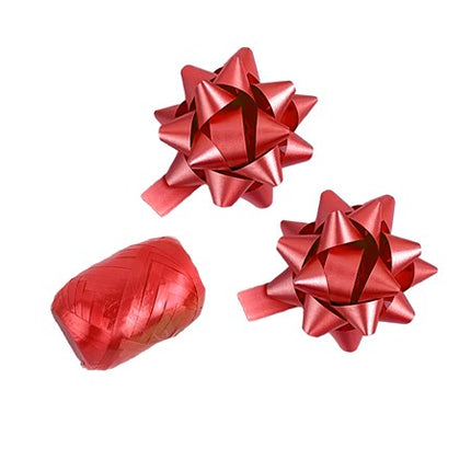 Set combi polyband rouge (1 œuf, 2 rosettes)