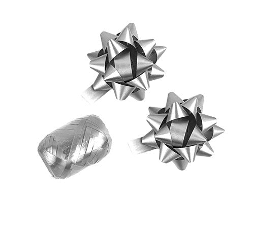 Polyband combi set argent (1 œuf, 2 rosettes)