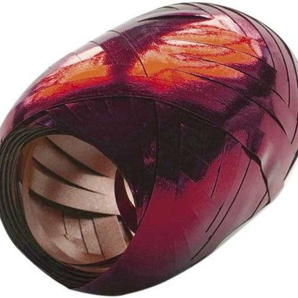 Polyband rouge métallique (20mx5mm)