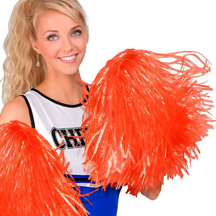 Pom Pom Oranje 1 stuk van Widmann koop je bij Partywinkel