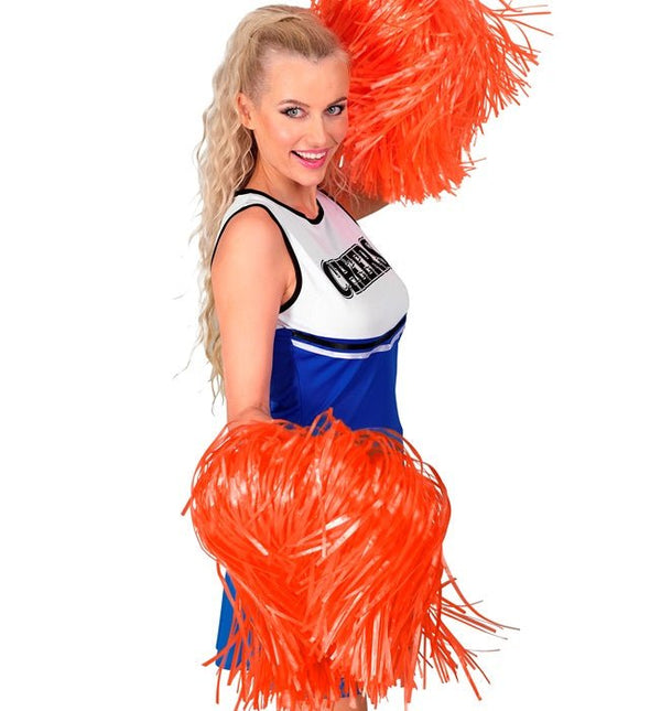 Pom Pom Oranje 1 stuk van Widmann koop je bij Partywinkel