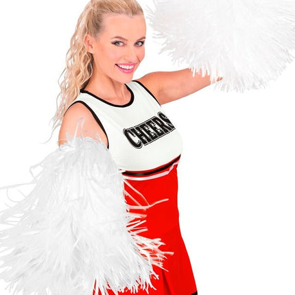 Pom Pom Wit 1 stuk van Widmann koop je bij Partywinkel