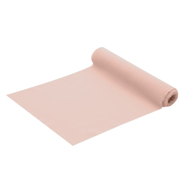 Chemin de table rose clair 5m