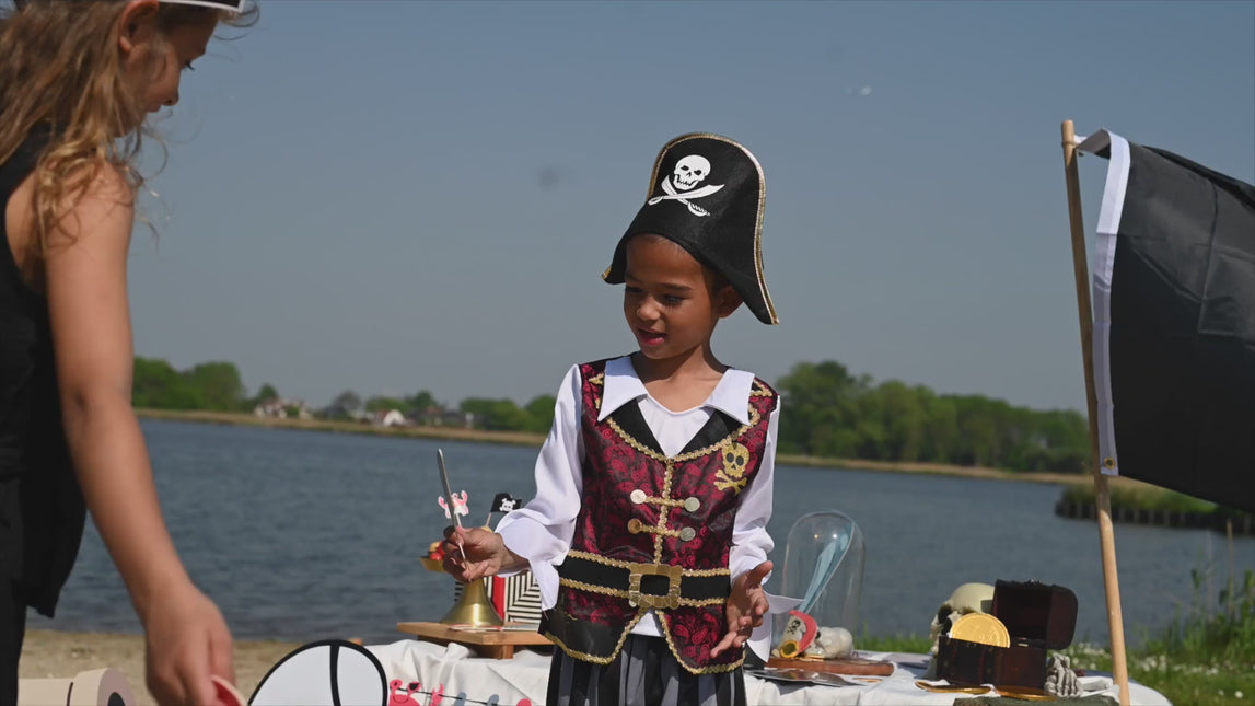 <tc>Folat</tc> Costume de pirate avec chapeau de pirate Garçon