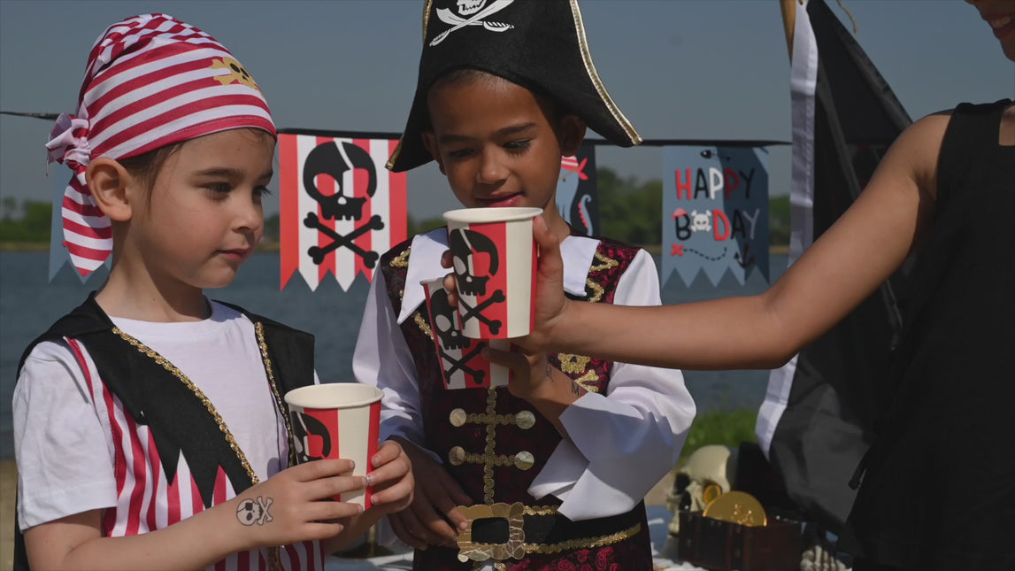 <tc>Folat</tc> Costume de pirate avec chapeau de pirate Garçon