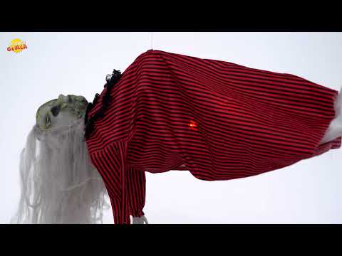 Décoration suspendue d'Halloween avec lumière, son et mouvement 70cm
