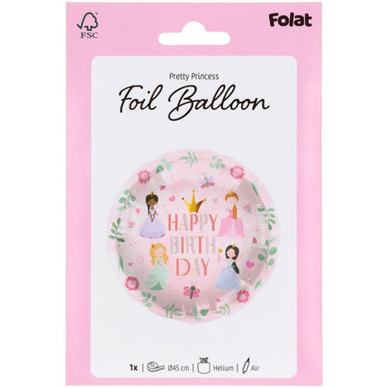 Prinsessen Helium Ballon Leeg 45cm van Folat koop je bij Partywinkel