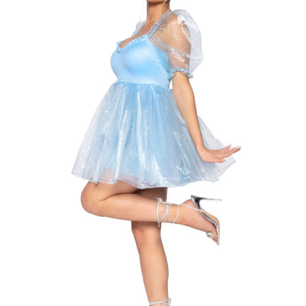 Prinsessen Jurk Blauw Dames Leg Avenue - Partywinkel - 714718563534