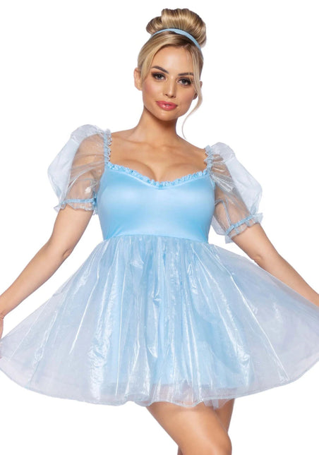 Prinsessen Jurk Blauw Dames Leg Avenue - Partywinkel - 714718563534