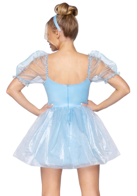 Prinsessen Jurk Blauw Dames Leg Avenue - Partywinkel - 714718563534