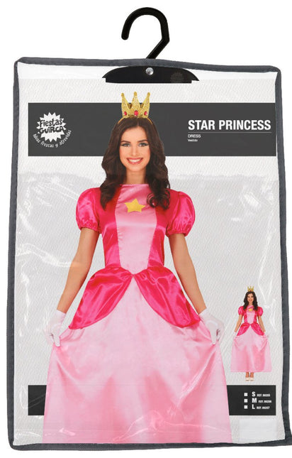 Prinsessen Jurk Dames Prinses Peach - Partywinkel - 8434077862056
