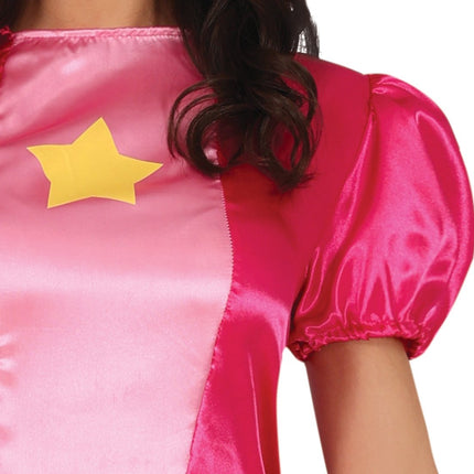 Prinsessen Jurk Dames Prinses Peach - Partywinkel - 8434077862056