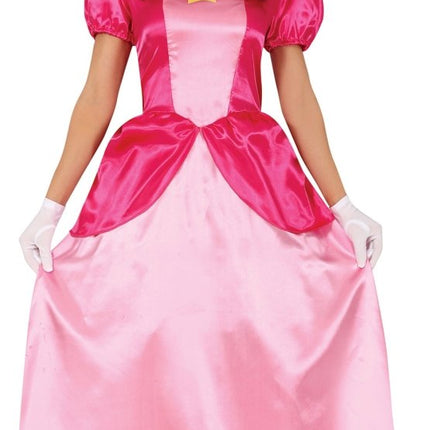 Prinsessen Jurk Dames Prinses Peach - Partywinkel - 8434077862056