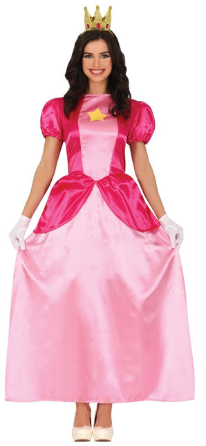 Prinsessen Jurk Dames Prinses Peach - Partywinkel - 8434077862056