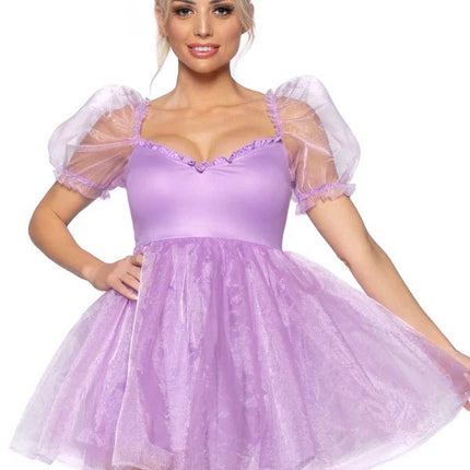 Prinsessen Jurk Paars Dames Leg Avenue - Partywinkel - 714718563572