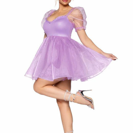 Prinsessen Jurk Paars Dames Leg Avenue - Partywinkel - 714718563572