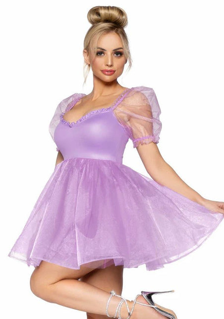 Prinsessen Jurk Paars Dames Leg Avenue - Partywinkel - 714718563572