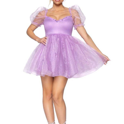 Prinsessen Jurk Paars Dames Leg Avenue - Partywinkel - 714718563572