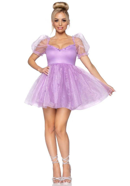 Prinsessen Jurk Paars Dames Leg Avenue - Partywinkel - 714718563572