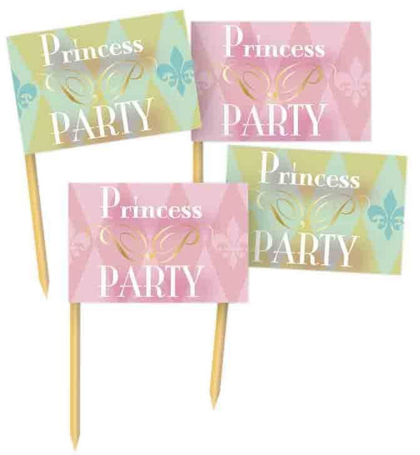 Prinsessen Partyprikkers 36st van Haza Witbaard koop je bij Partywinkel