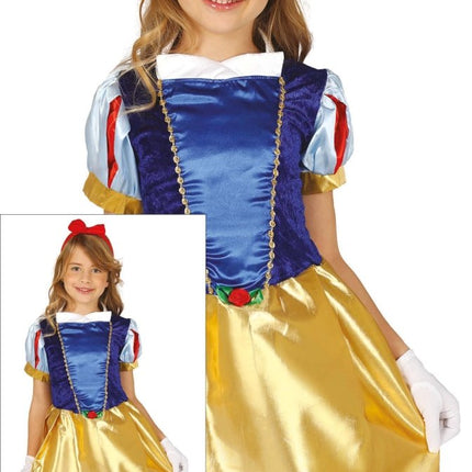 Prinsessenjurk Blauw Geel van Fiestas Guirca koop je bij Partywinkel