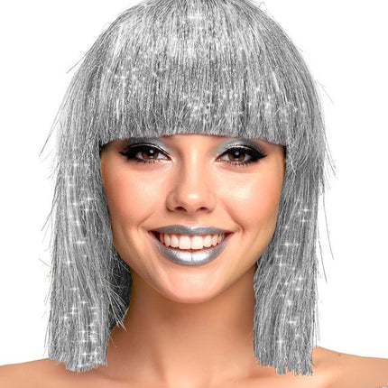 Pruik Blits Zilver van Widmann koop je bij Partywinkel
