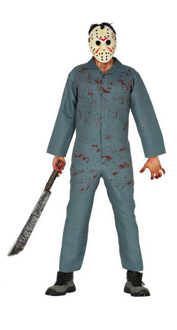Psycho Halloween Kostuum Heren jumpsuit van Fiestas Guirca koop je bij Partywinkel