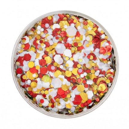 PXP Chunky Glitter Creme Big Red/White/Yellow 40ml van PXP Professional Colours koop je bij Partywinkel